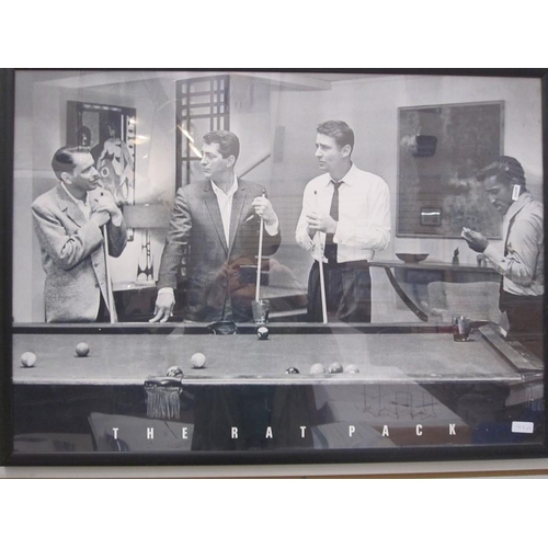 143 - Three film posters 'The Rat Pack', 'James Bond Goldfinger' and 'Gladiator' (3)