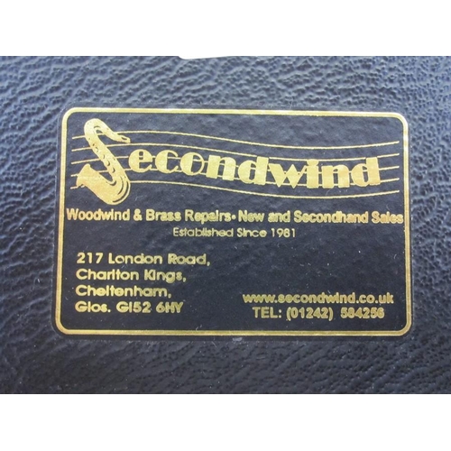 165 - Boosey & Hawkes Regent II clarinet, cased , pieces missing, incomplete