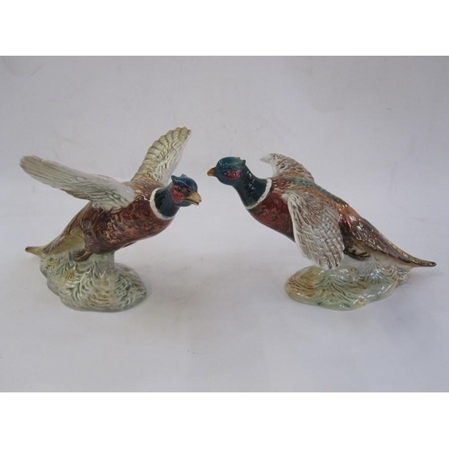 299 - Five Beswick pheasants, one with wings outstretched 849, another 850, another 1225, another 1226 and... 