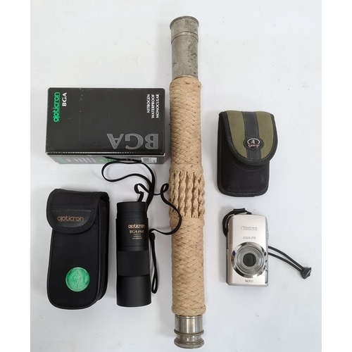 159A - String covered telescope, a modern monocular and a modern camera