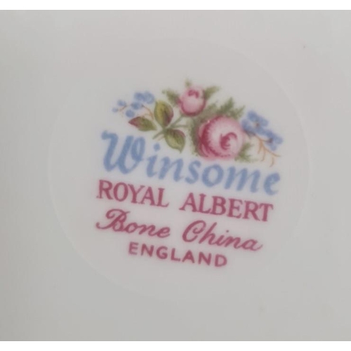 13 - Royal Albert 'Winsome' pattern part dinner and tea service and a few pieces of Royal Grafton 'Malver... 