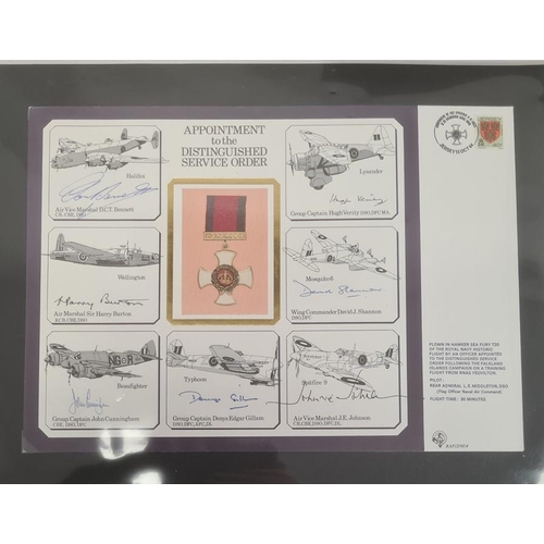 151a - 19 Large DM medal special signed covers in black binder