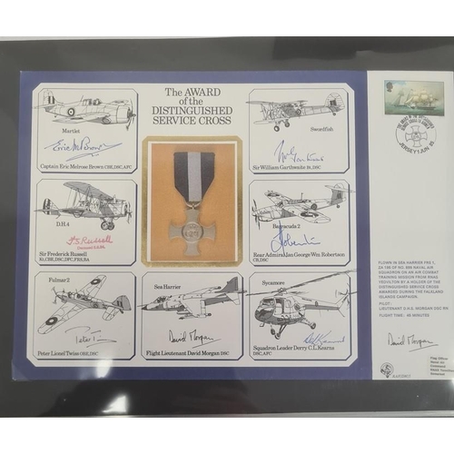 151a - 19 Large DM medal special signed covers in black binder