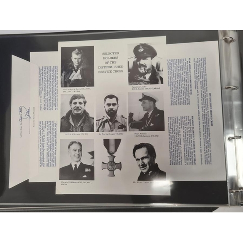 151a - 19 Large DM medal special signed covers in black binder