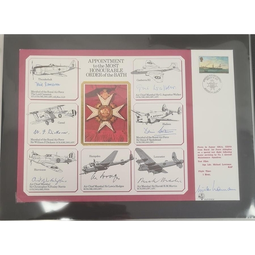 151a - 19 Large DM medal special signed covers in black binder