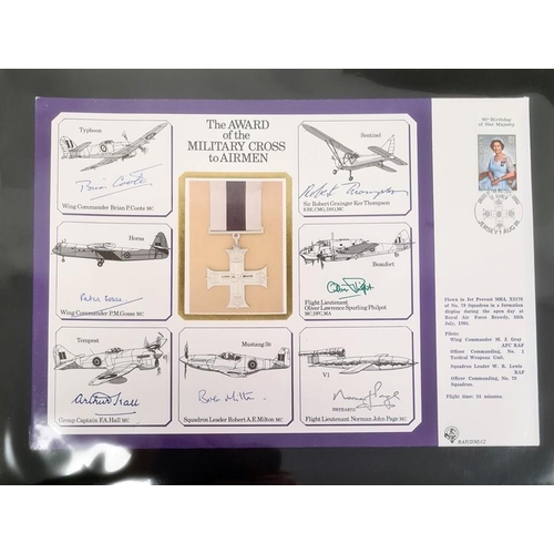 151a - 19 Large DM medal special signed covers in black binder