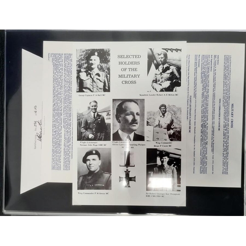 151a - 19 Large DM medal special signed covers in black binder