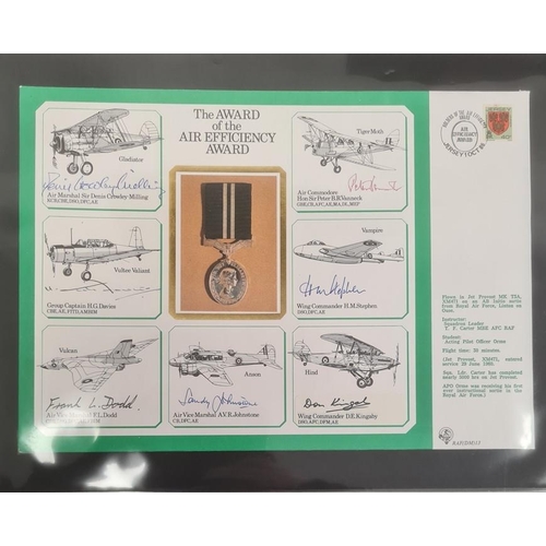 151a - 19 Large DM medal special signed covers in black binder