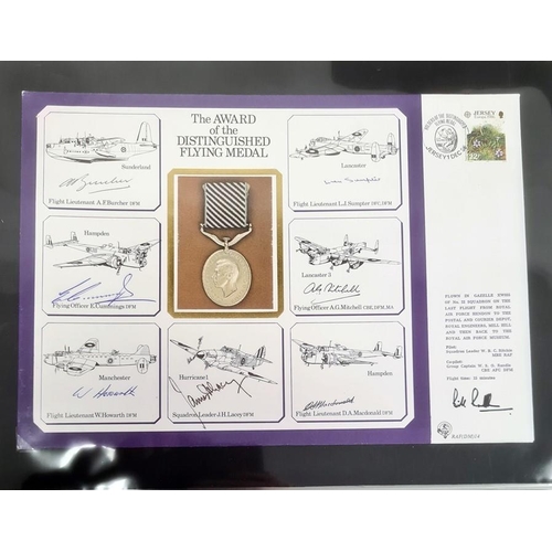 151a - 19 Large DM medal special signed covers in black binder