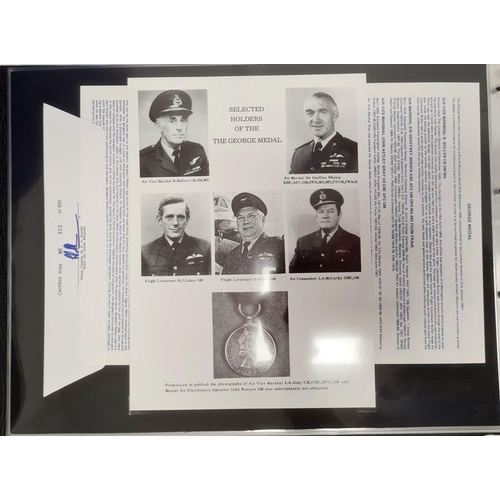 151a - 19 Large DM medal special signed covers in black binder