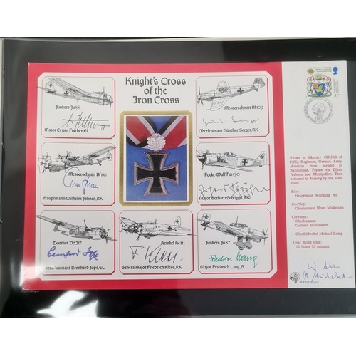 151a - 19 Large DM medal special signed covers in black binder