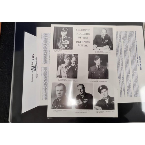 151a - 19 Large DM medal special signed covers in black binder