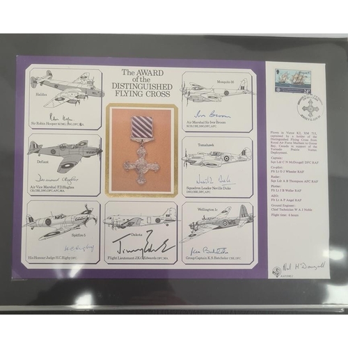 151a - 19 Large DM medal special signed covers in black binder