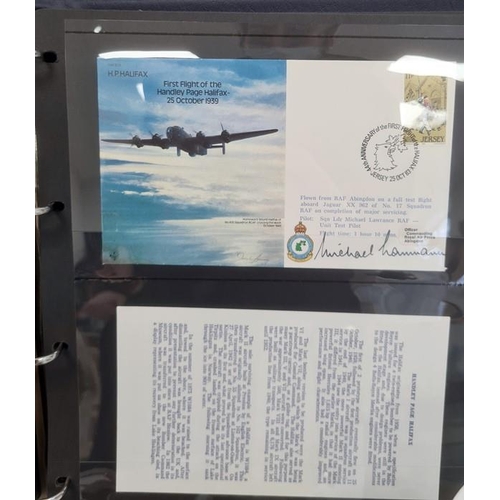 151b - Royal Air Force memorabilia to include Royal Air Force Museum binder filled with first day covers, t... 