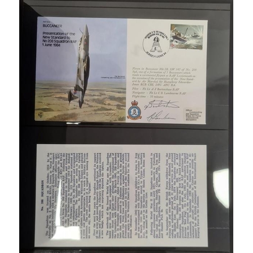 151b - Royal Air Force memorabilia to include Royal Air Force Museum binder filled with first day covers, t... 