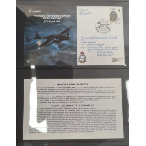 151b - Royal Air Force memorabilia to include Royal Air Force Museum binder filled with first day covers, t... 