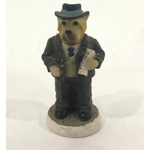 201 - Collectables lot to include Leonardo foxes group, Regency Fine Art figure 'The Dogs of Donnington St... 