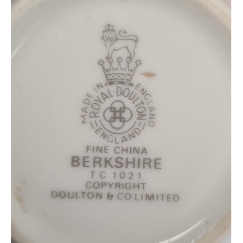 24 - Royal Doulton 'Berkshire' pattern part dinner, tea and coffee service, no.TC1021