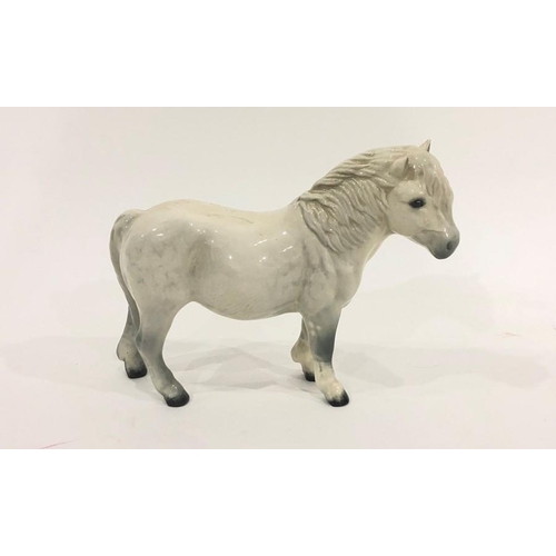 25 - Royal Doulton white and grey mountain pony