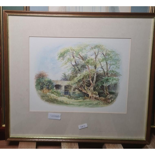 262 - J A Pearson (20th century school) 
 Watercolour 
 