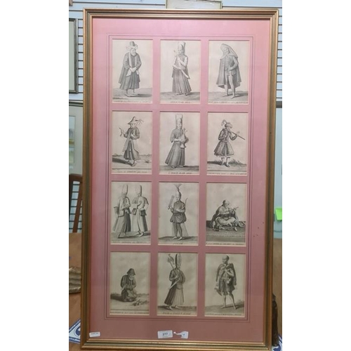 277 - After Bernard Picart (1673-1733)
 12 framed engravings
 From 