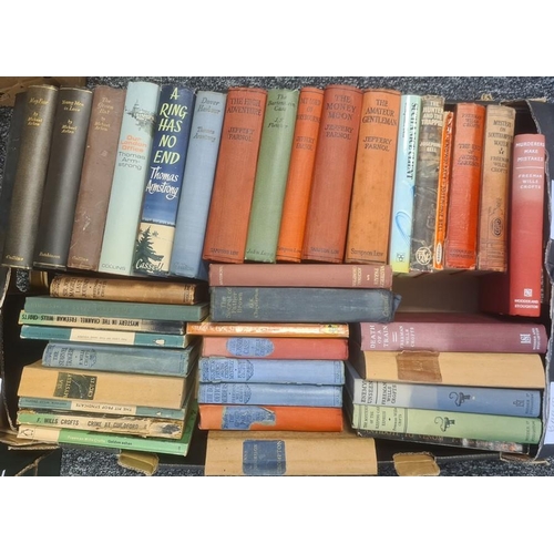 1048 - Large quantity of early/mid 20th century detective to include JS Fletcher, John Buchan, Freeman Will... 