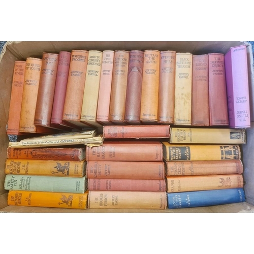 1048 - Large quantity of early/mid 20th century detective to include JS Fletcher, John Buchan, Freeman Will... 