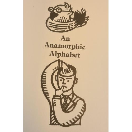 1064 - Brown, Christopher  (ills.) ' An Anamorphic Alphabet' Previous Parrot Press 1999 , limited edition, ... 