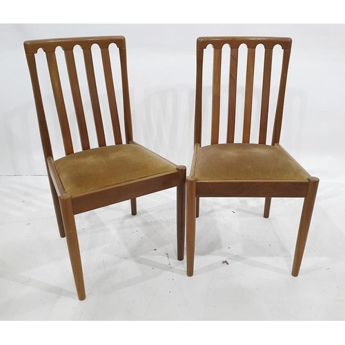 1381 - Set of four 20th century teak Meredew boardroom chairs (4)