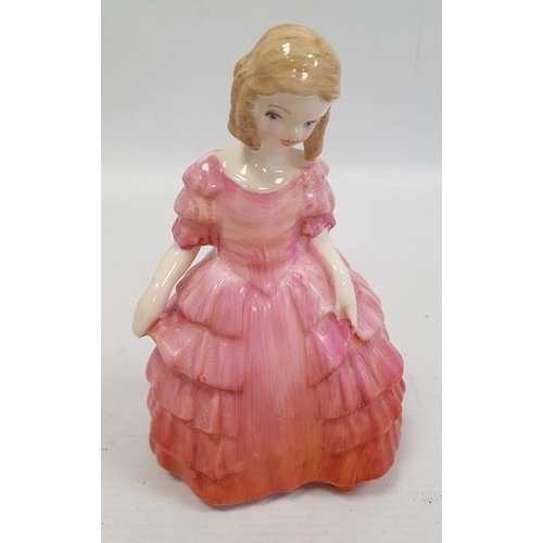 17 - Doulton china figure 'Rose' HN1368. another 'Dinky Do' HN1678 and late Georgian Spode porcelain slop... 