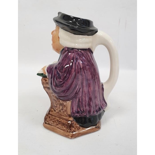 18 - Roy Kirkham character jug of a parson, Royal Doulton china figure 'Officer of the Line' HN2733, 24cm... 