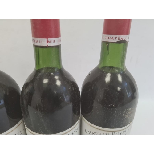 282 - Four bottles of 1982 Chateau Puyblanquet Carrille Saint-Emilion Grand Cru (4)