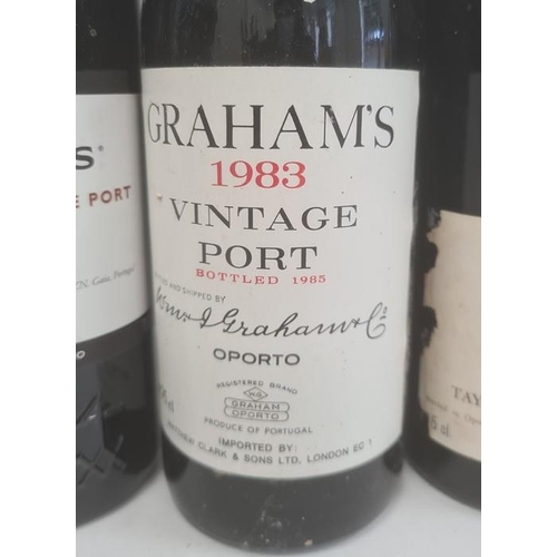 286 - Bottle of 1983 Graham's vintage port, produced and supplied by WMJ Graham & Co, O Porto, bottle of 1... 