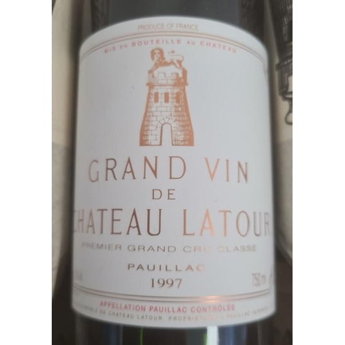 288 - Six bottles of 1997 Grand Vin de Chateaux Latour Premier Grand Cru Classe Pauilliac in original wood... 