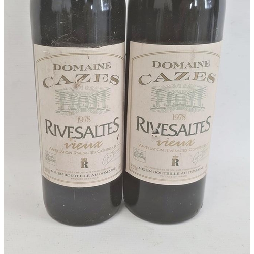 292 - Nine bottles of 1978 Domaine Cazes Rivesaltes Vieux Appellation Rivesaltes Controlee (9)