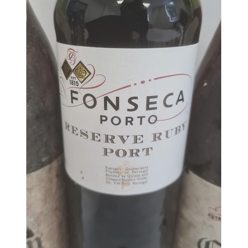 293 - One bottle of Fonseca Porto Reserve ruby port, two bottles 1973 Chinon Aug. Hellmers & Sons Ltd, Lon... 