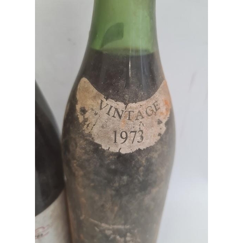 293 - One bottle of Fonseca Porto Reserve ruby port, two bottles 1973 Chinon Aug. Hellmers & Sons Ltd, Lon... 