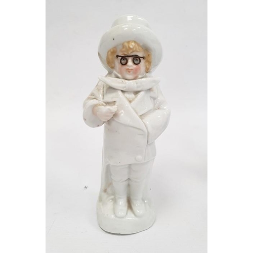 5 - Lladro porcelain kneeling figure 'Madonna', Royal Copenhagen figure of child with cymbals and pair o... 