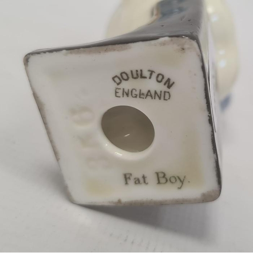 69 - Royal Doulton china figure 'Baby Bunting', 13.5cm high and Doulton china miniature figure 'Fat Boy',... 