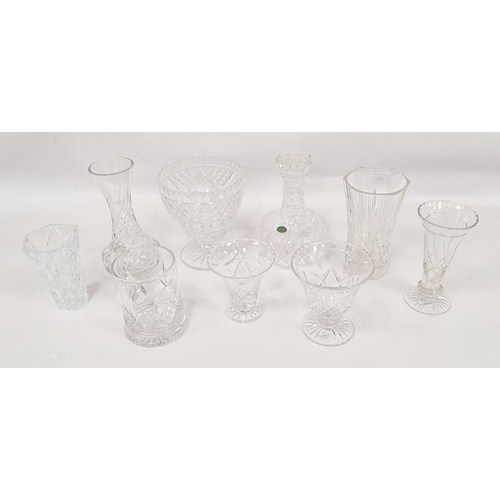 95 - Assorted glassware to include Stuart hock glasses and further glassware