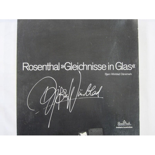 131A - Bjorn Wiinblad for Rosenthal Gleichnisse 1982 'Der Verlorene Sohn' limited edition wall plaque in or... 