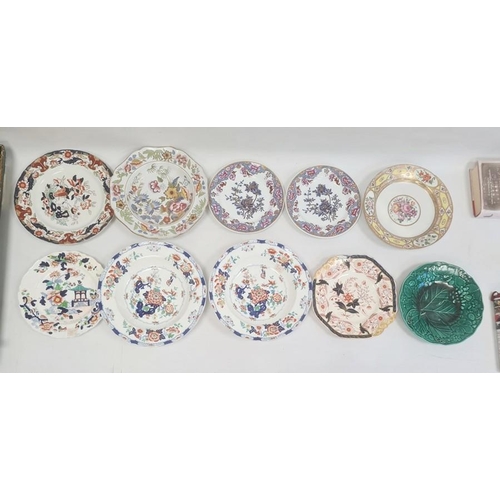 16 - Collection of Staffordshire Ironstone pottery and porcelain, early to late 19th century, printed and... 