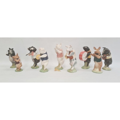 18 - Collection of Keswick orchestral pig models including ‘Matthew Pig’ PP2, ‘Pig Prom’ PP6, ‘Christophe... 