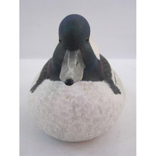 227 - Barry Woodcraft decoy bufflehead drake signed to base and dated November 1991, sculptured from Tupel... 