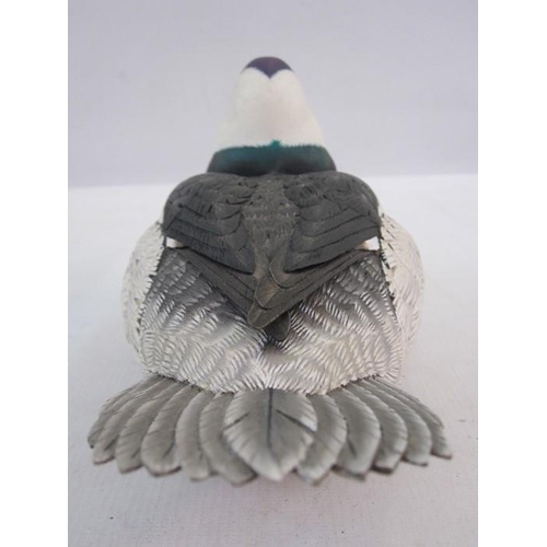 227 - Barry Woodcraft decoy bufflehead drake signed to base and dated November 1991, sculptured from Tupel... 