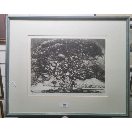 359 - Tarry Randall 
 Etching and aquatint
 