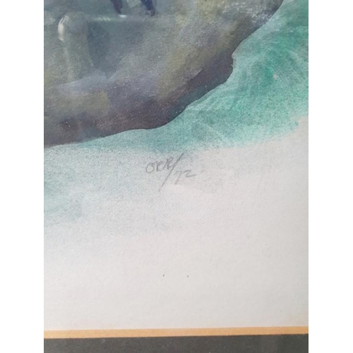 400 - Norman(?) Orr (Scottish 1924-1993)
 Watercolour drawing
 Study of a snowy owl on branch, signed 'Orr... 