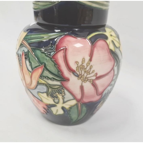 81 - Moorcroft Golden Jubilee 2002 ginger jar and cover, printed and impressed marks, tube-lined with bol... 