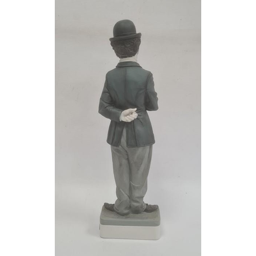 90 - Algora model of Charlie Chaplin, 20th century, printed blue marks, series A, no.17, bearing incised ... 