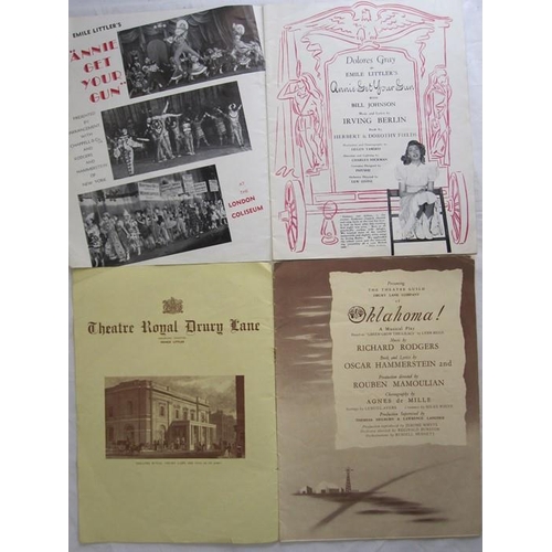 196 - Theatre Royal, Drury Lane 'Oklahoma' brochure and a souvenir of Emile Littler's 'Annie Get Your Gun'... 